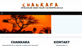 What Chankara.de website looked like in 2018 (5 years ago)