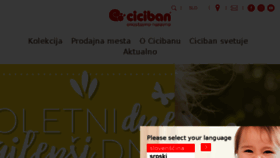 What Ciciban.info website looked like in 2018 (6 years ago)