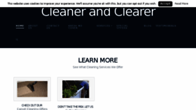 What Cleanerandclearer.co.uk website looked like in 2018 (6 years ago)