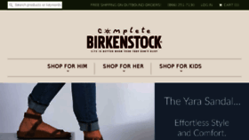 What Completebirkenstock.com website looked like in 2018 (5 years ago)