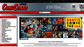 What Comiccombo.de website looked like in 2018 (6 years ago)