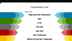 What Comptonhair.co.uk website looked like in 2018 (5 years ago)