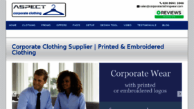 What Corporateclothingwear.com website looked like in 2018 (5 years ago)