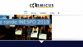 What Cosmicus.nl website looked like in 2018 (6 years ago)