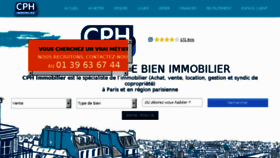 What Cph.fr website looked like in 2018 (5 years ago)