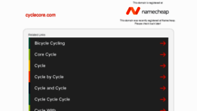 What Cyclecore.com website looked like in 2018 (5 years ago)