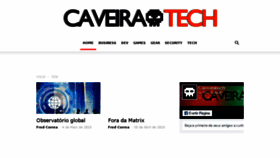 What Caveiratech.com website looked like in 2018 (5 years ago)