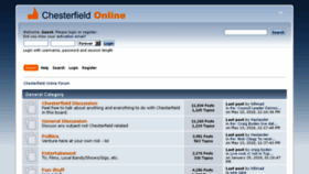 What Chesterfieldonline.org website looked like in 2018 (6 years ago)
