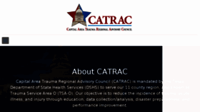 What Catrac.org website looked like in 2018 (5 years ago)