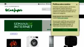 What Corteingles.es website looked like in 2018 (6 years ago)