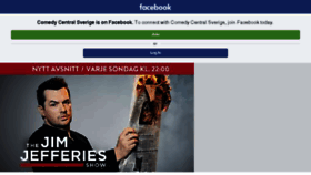 What Comedycentral.se website looked like in 2018 (7 years ago)