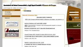 What Commercialistibassano.org website looked like in 2018 (5 years ago)