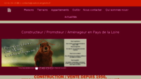 What Castors-anjou.fr website looked like in 2018 (5 years ago)