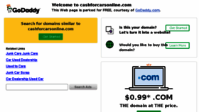 What Cashforcaronline.com website looked like in 2018 (5 years ago)
