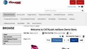 What Catalook.net website looked like in 2018 (5 years ago)