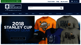 What Cbssportsstore.com website looked like in 2018 (5 years ago)