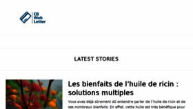 What Cbwebletter.fr website looked like in 2018 (5 years ago)