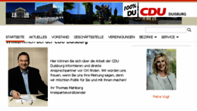 What Cdu-duisburg.de website looked like in 2018 (5 years ago)