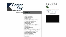 What Centerkey.com website looked like in 2018 (5 years ago)