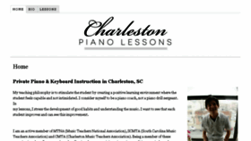 What Charlestonpiano.com website looked like in 2018 (6 years ago)