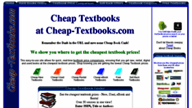 What Cheap-textbooks.com website looked like in 2018 (5 years ago)