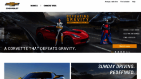 What Chevrolet.se website looked like in 2018 (5 years ago)
