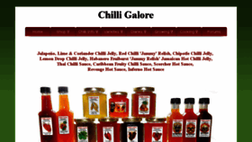 What Chillisgalore.co.uk website looked like in 2018 (5 years ago)