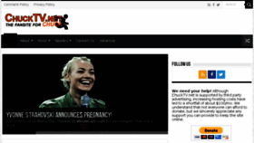 What Chucktv.net website looked like in 2018 (5 years ago)