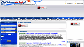 What Ciekawenoclegi.pl website looked like in 2018 (5 years ago)