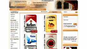 What Cigarettesforless.com website looked like in 2018 (5 years ago)