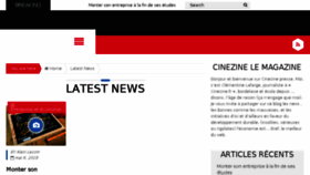 What Cinezime.fr website looked like in 2018 (6 years ago)