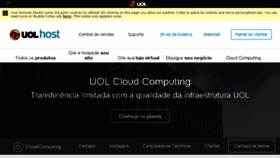 What Clouduol.com.br website looked like in 2018 (5 years ago)