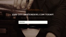 What Citybartenders.com website looked like in 2018 (5 years ago)
