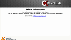 What Ckcomputing.co.uk website looked like in 2018 (5 years ago)