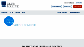 What Clubmarine.com.au website looked like in 2018 (5 years ago)
