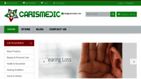 What Carismedic.com website looked like in 2018 (5 years ago)