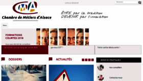 What Cm-alsace.fr website looked like in 2018 (5 years ago)