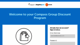 What Compassgroup.perkspot.com website looked like in 2018 (5 years ago)
