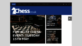 What Chesscenter.com website looked like in 2018 (5 years ago)