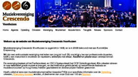 What Crescendo-voorthuizen.nl website looked like in 2018 (5 years ago)