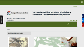 What Colegiomexicanodereiki.com.mx website looked like in 2018 (5 years ago)