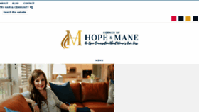 What Cornerofhopeandmane.com website looked like in 2018 (5 years ago)