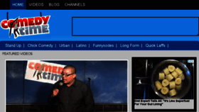What Comedytime.tv website looked like in 2018 (6 years ago)