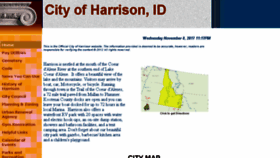 What Cityofharrisonidaho.com website looked like in 2018 (6 years ago)