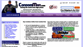 What Condomman.com website looked like in 2018 (5 years ago)