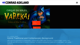 What Conradaskland.com website looked like in 2018 (5 years ago)