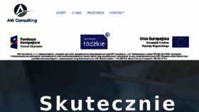 What Consultants.pl website looked like in 2018 (5 years ago)