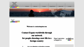 What Contactexpats.com website looked like in 2018 (5 years ago)