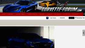 What Corvette-forum.com website looked like in 2018 (5 years ago)