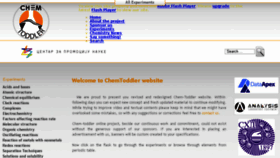 What Chem-toddler.com website looked like in 2018 (5 years ago)